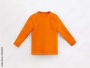 T-shirt manches longues orange